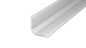 Preview: Wandabschlussprofil 19 x 19 x 1180 mm silber selbstklebend