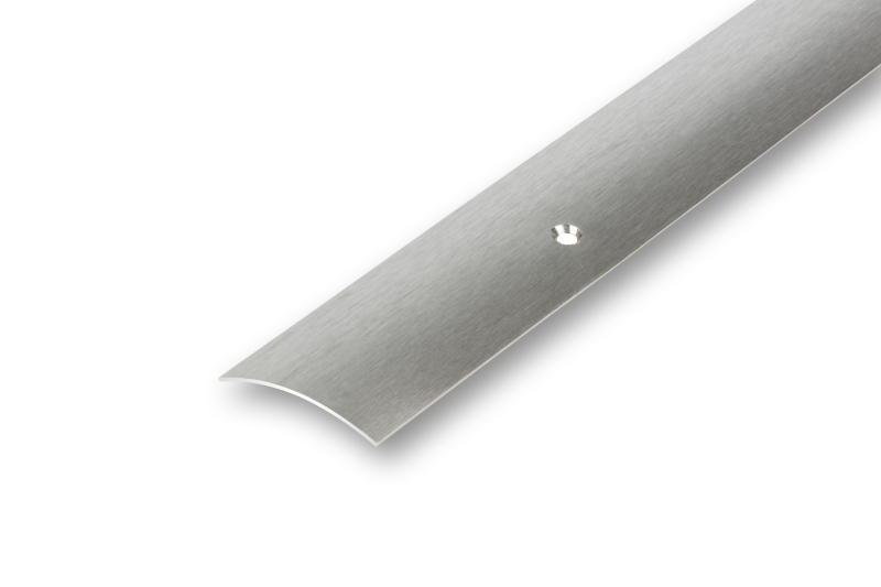 Übergangsprofil Edelstahl matt Seite gelocht 40 x 1180 mm