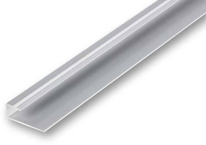 Abschlussprofil für Hartböden von 7 - 9 mm 2500 mm silber