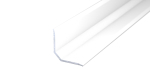 Wandabschlussprofil 19 x 19 x 1500 mm weiß selbstklebend